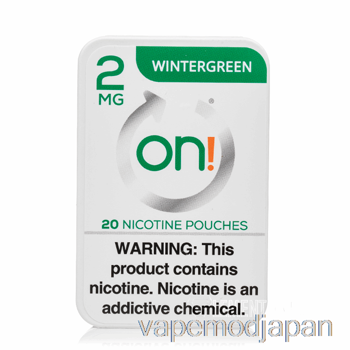 VAPEジャパンオン！ニコチンパウチ - ウィンターグリーン 2mg